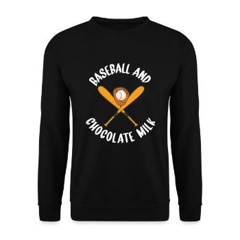 Cadeaux pour amateurs de lait au chocolat - Sweat-shirt Unisexe - noir - Devant - Alina (178cm) & Michal (187cm)