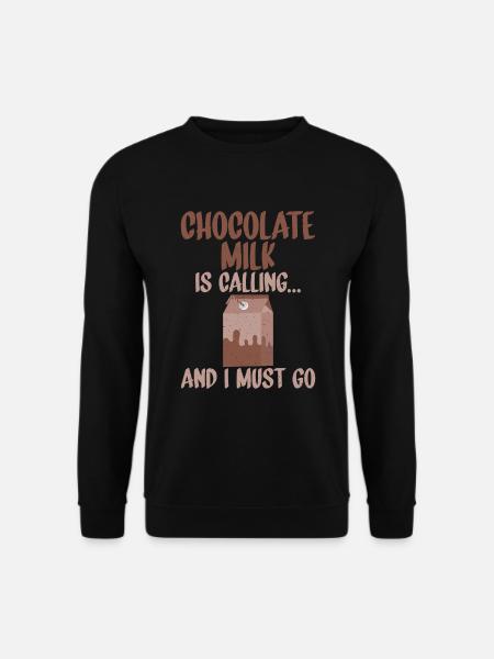 Chocolate Milk Lover Gifts - Unisex Sweatshirt - black