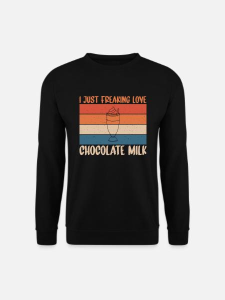 Chocolate Milk Lover Gifts - Unisex Sweatshirt - black