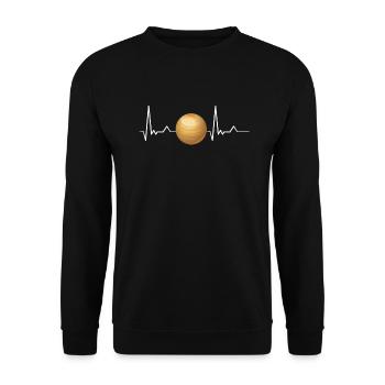Venus - Unisex Sweatshirt - black - Front - Alina (178cm) & Michal (187cm)