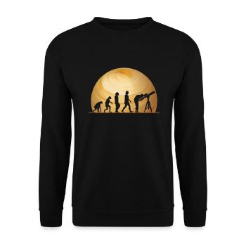 Venus - Unisex Sweatshirt - black - Front - Alina (178cm) & Michal (187cm)