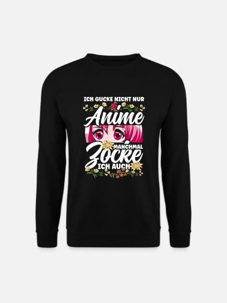 anime Kawaii zocken Gamer Otaku Manga - Unisex Pullover - Schwarz