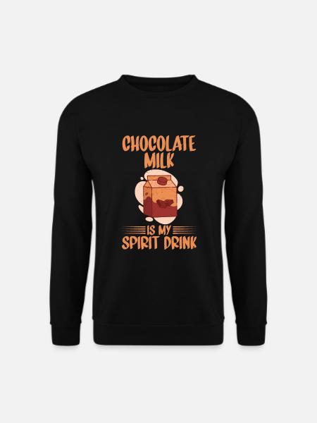 Chocolate Milk Lover Gifts - Unisex Sweatshirt - black