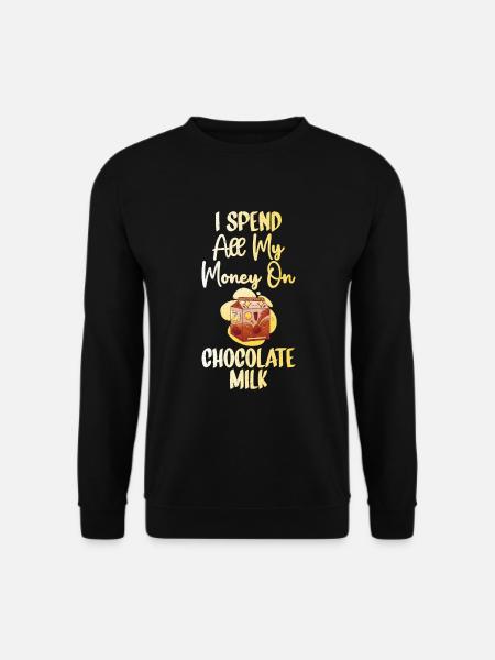 Chocolate Milk Lover Gifts - Unisex Sweatshirt - black