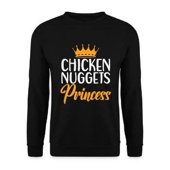 Cadeaux de pépites de poulet - Sweat-shirt Unisexe - noir - Devant - Alina (178cm) & Michal (187cm)