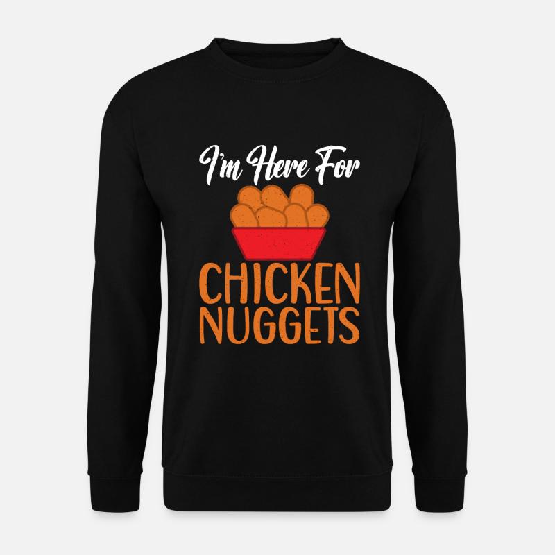 Cadeaux de pépites de poulet - Sweat-shirt Unisexe - noir