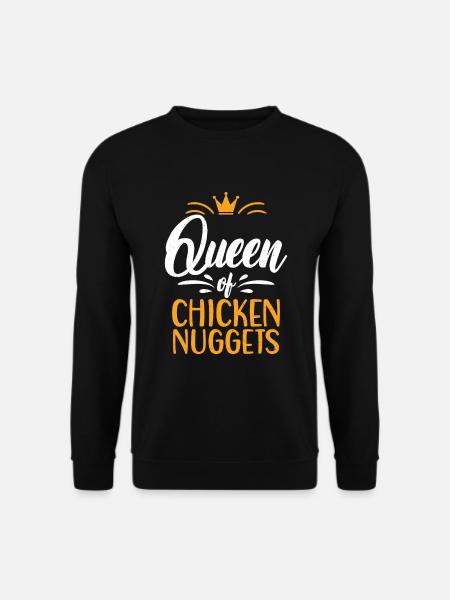 Chicken Nugget Geschenke - Unisex Pullover - Schwarz