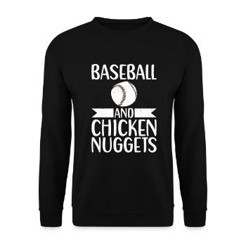 Cadeaux de pépites de poulet - Sweat-shirt Unisexe - noir - Devant - Alina (178cm) & Michal (187cm)