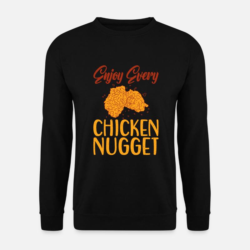 Cadeaux de pépites de poulet - Sweat-shirt Unisexe - noir