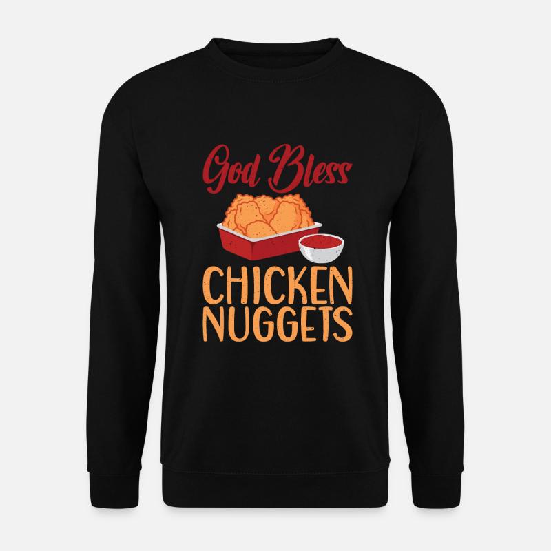 Cadeaux de pépites de poulet - Sweat-shirt Unisexe - noir