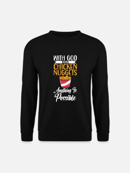 Chicken Nugget Gifts - Unisex Sweatshirt - black