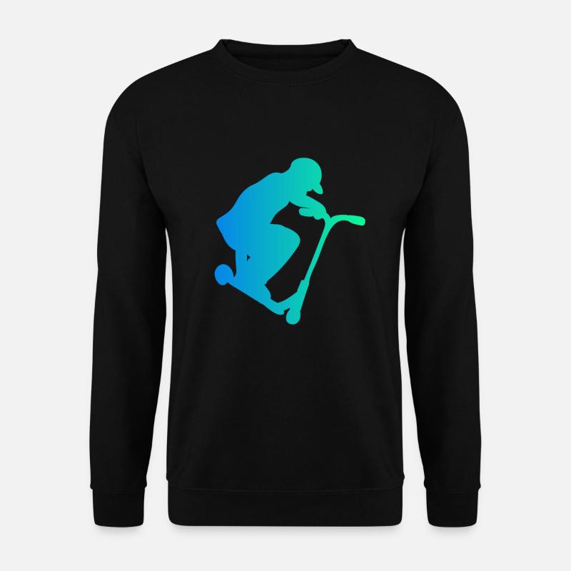 Scooter Roller Tretroller Geschenk - Unisex Pullover - Schwarz