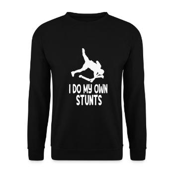 Scooter Scooter Scooter Gift - Unisex Sweatshirt - black - Front - Alina (178cm) & Michal (187cm)