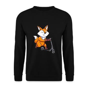 Scooter Scooter Scooter Gift - Unisex Sweatshirt - black - Front - Alina (178cm) & Michal (187cm)