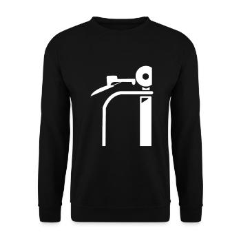 Scooter Scooter Scooter Gift - Unisex Sweatshirt - black - Front - Alina (178cm) & Michal (187cm)
