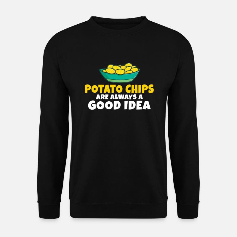 Potato Chips Gift - Unisex Sweatshirt - black