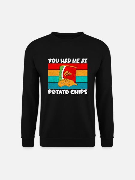 Potato Chips Gift - Unisex Sweatshirt - black
