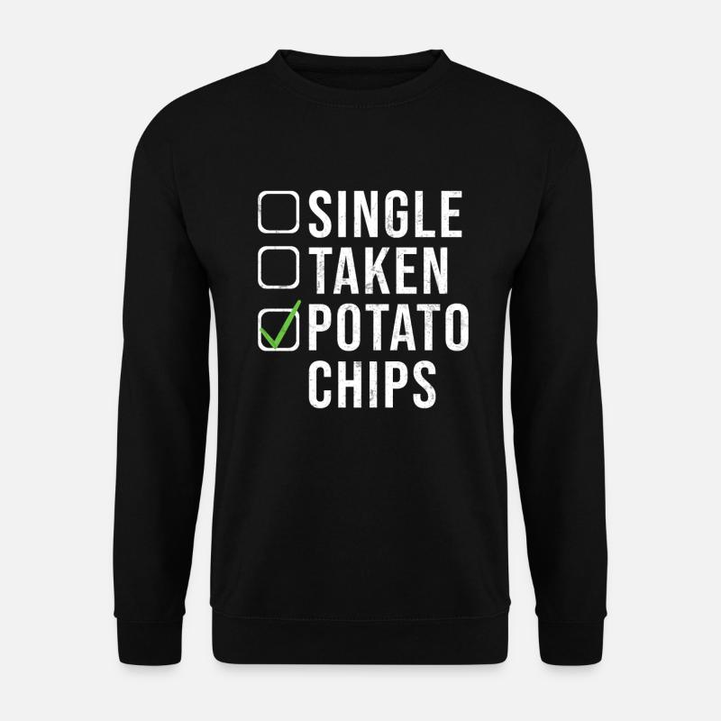 Cadeau de croustilles - Sweat-shirt Unisexe - noir