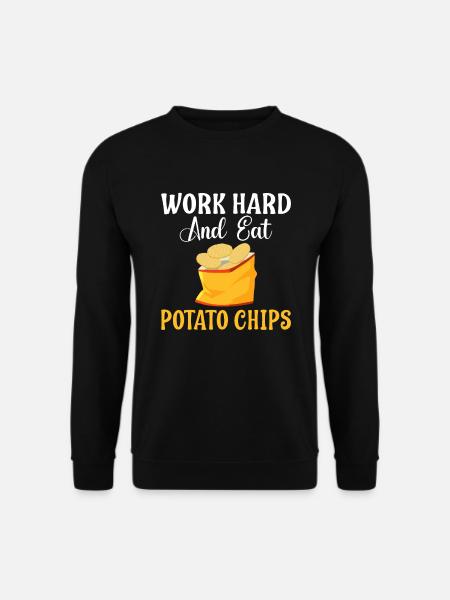 Potato Chips Gift - Unisex Sweatshirt - black