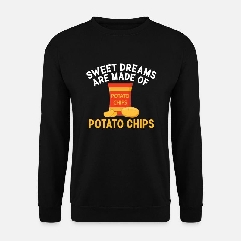 Potato Chips Gift - Unisex Sweatshirt - black