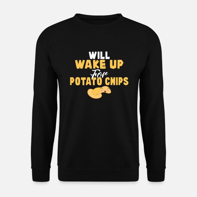 Potato Chips Gift - Unisex Sweatshirt - black