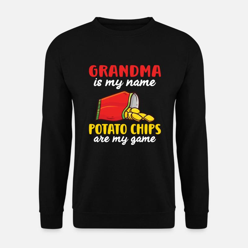Potato Chips Gift - Unisex Sweatshirt - black