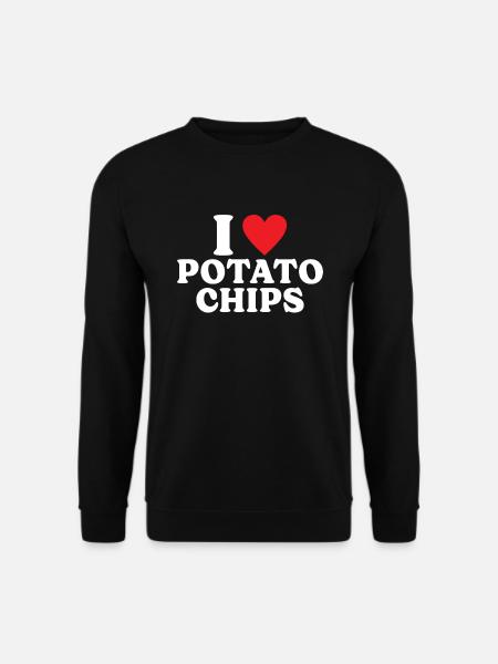 Potato Chips Gift - Unisex Sweatshirt - black