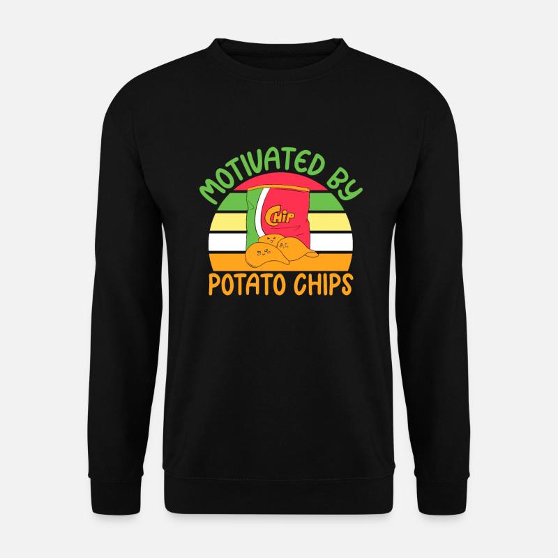 Potato Chips Gift - Unisex Sweatshirt - black