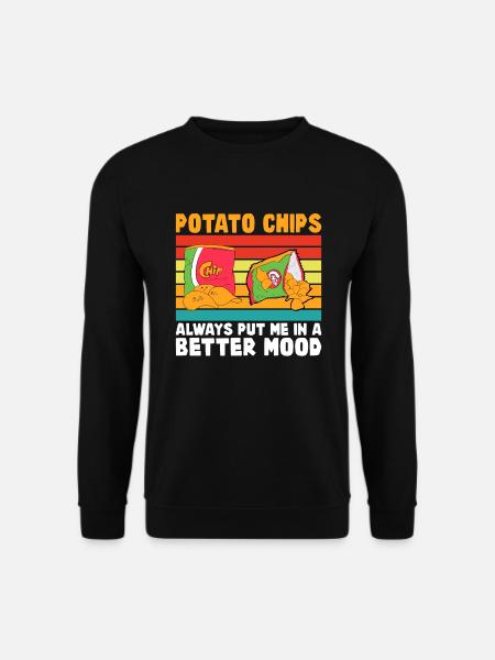 Potato Chips Gift - Unisex Sweatshirt - black