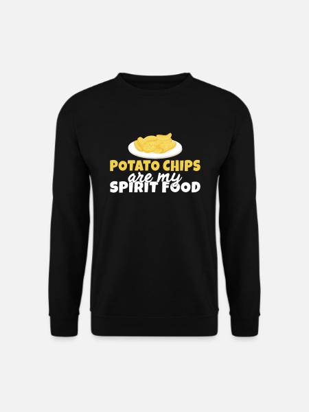 Potato Chips Gift - Unisex Sweatshirt - black