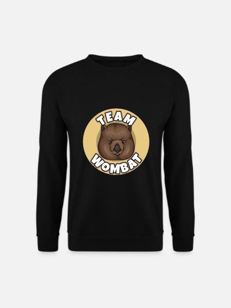Wombat Wombats Plumbeutler Gift - Unisex Sweatshirt - black