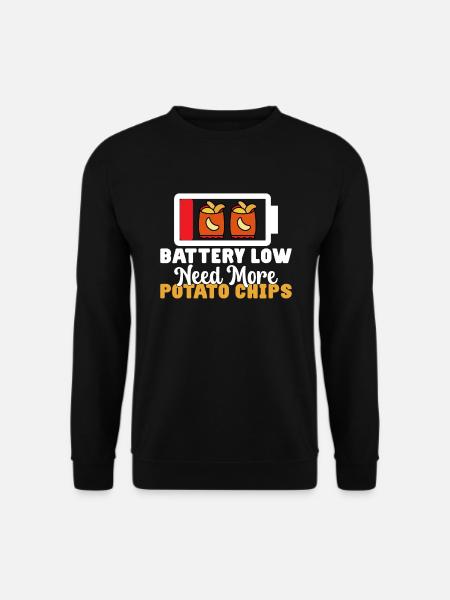 Potato Chips Gift - Unisex Sweatshirt - black