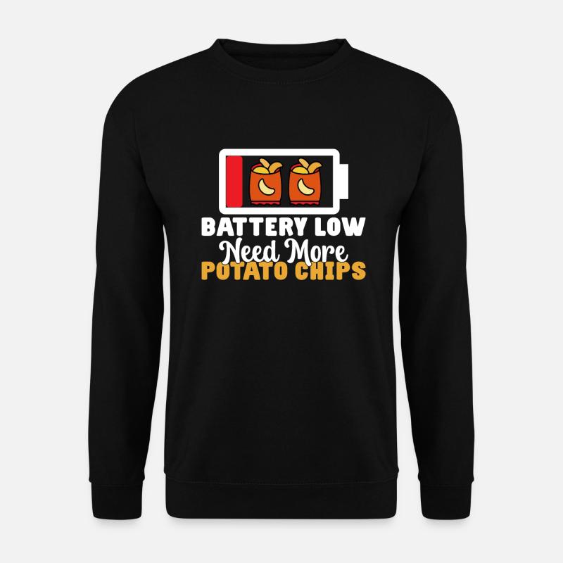 Potato Chips Gift - Unisex Sweatshirt - black