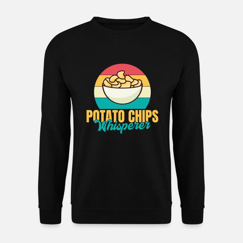 Potato Chips Gift - Unisex Sweatshirt - black