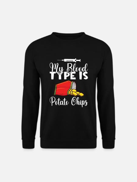 Potato Chips Gift - Unisex Sweatshirt - black
