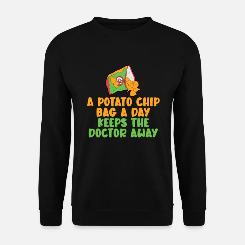 Potato Chips Gift - Unisex Sweatshirt - black