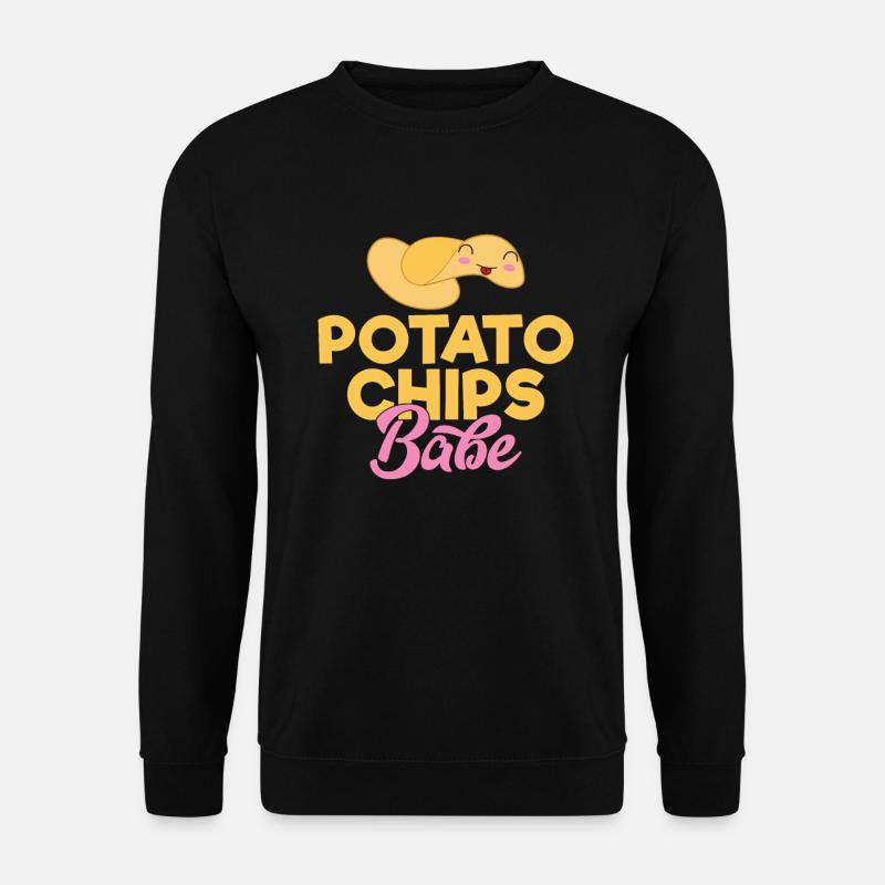 Cadeau de croustilles - Sweat-shirt Unisexe - noir
