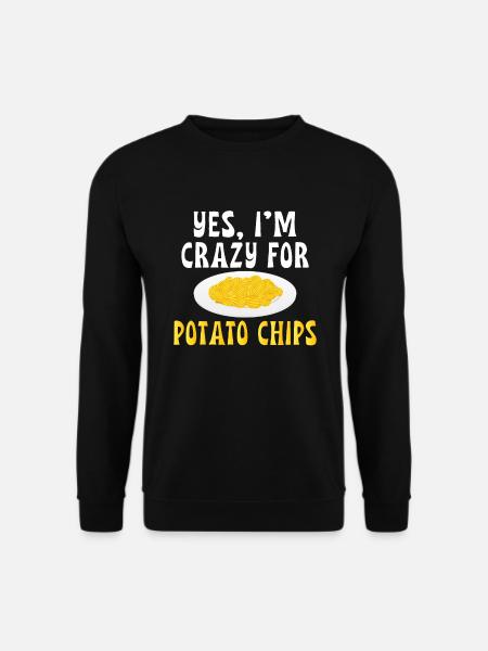 Potato Chips Gift - Unisex Sweatshirt - black