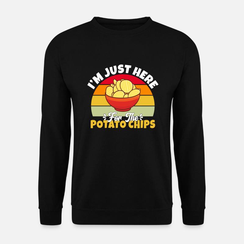 Cadeau de croustilles - Sweat-shirt Unisexe - noir
