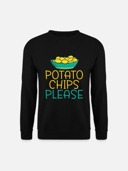 Potato Chips Gift - Unisex Sweatshirt - black