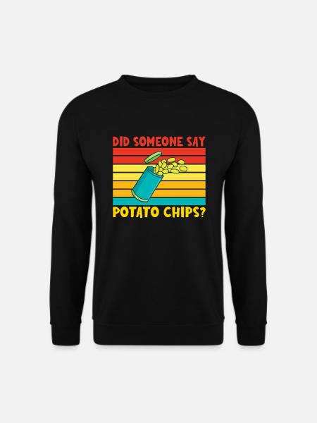 Potato Chips Gift - Unisex Sweatshirt - black