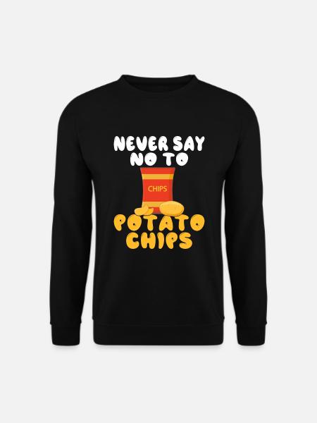 Potato Chips Gift - Unisex Sweatshirt - black