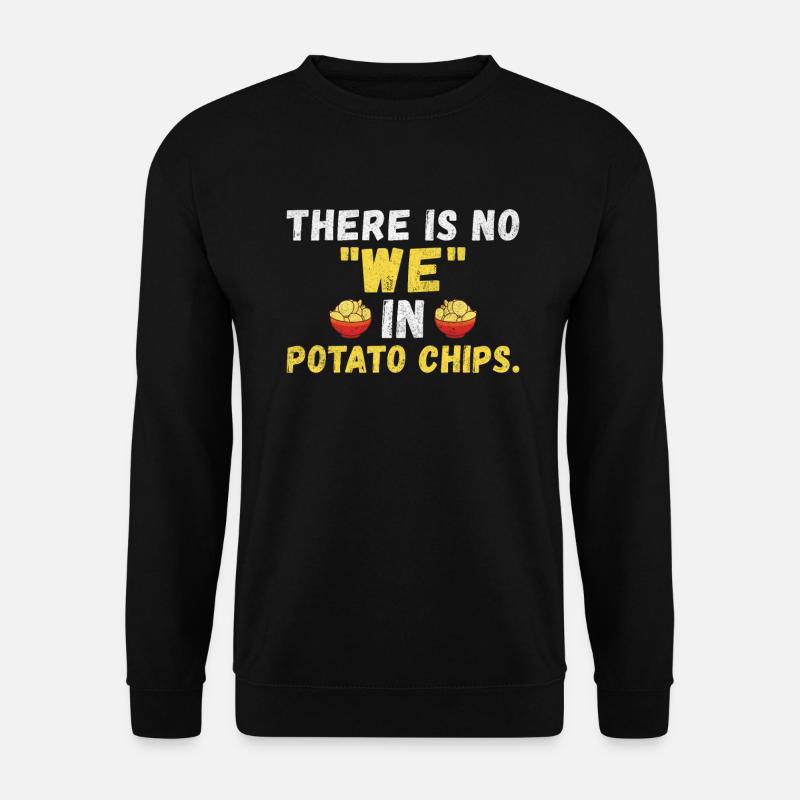 Cadeau de croustilles - Sweat-shirt Unisexe - noir