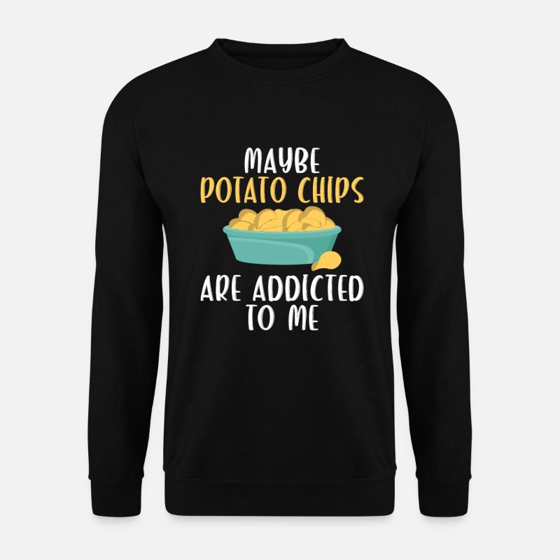 Potato Chips Gift - Unisex Sweatshirt - black