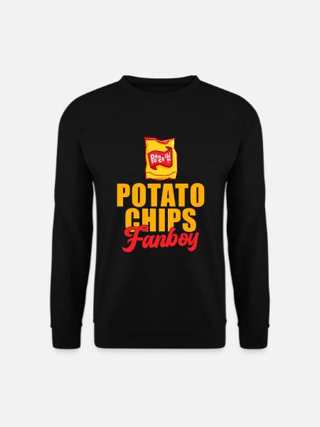 Potato Chips Gift - Unisex Sweatshirt - black
