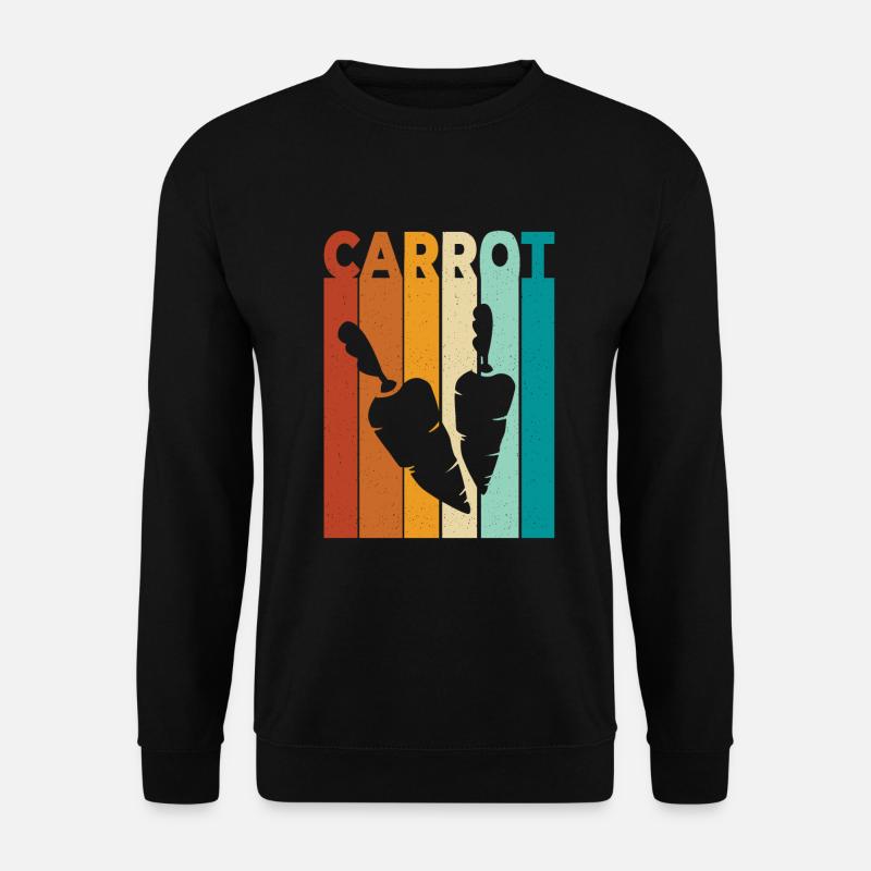 Karotte - Unisex Pullover - Schwarz