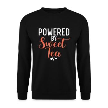 Sweet Tea Lover Gifts - Unisex Sweatshirt - black - Front - Alina (178cm) & Michal (187cm)