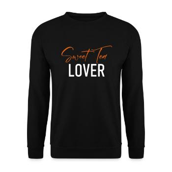 Süßer Tee Liebhaber Geschenke - Unisex Pullover - Schwarz - Vorne - Alina (178cm) & Michal (187cm)
