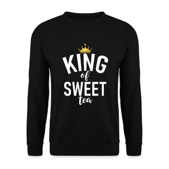 Sweet Tea Lover Gifts - Unisex Sweatshirt - black - Front - Alina (178cm) & Michal (187cm)