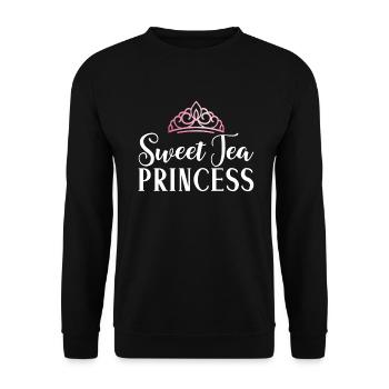 Sweet Tea Lover Gifts - Unisex Sweatshirt - black - Front - Alina (178cm) & Michal (187cm)